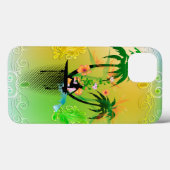 Surfen, surfboarder met pleister Case-Mate iPhone case (Achterkant (horizontaal))