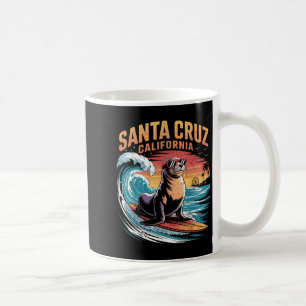 Surfen Surfen 70s 80s Santa Cruz California Retro Koffiemok