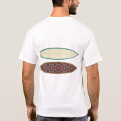 surfen, surfen t-shirt (Achterkant)