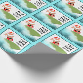 Surfen Surfer Kerstvakantie cadeau Cadeaupapier (Hoek)