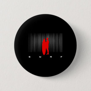 Surfen Surfer Surfen  Ronde Button 5,7 Cm
