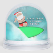 Surfen Surfer Vakantie Cadeau Sneeuwbol (Voorkant)