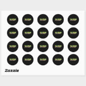 Surfen Surfplank Ronde Sticker (Vel)