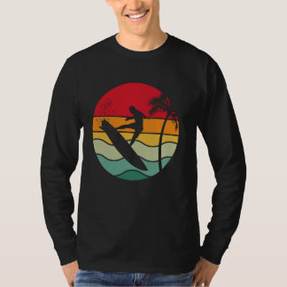 Surfen Surfplank Vintage Retro Surfboarder Surfer T-shirt