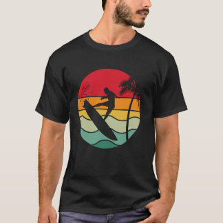 Surfen Surfplank Vintage Retro Surfboarder Surfer T-shirt