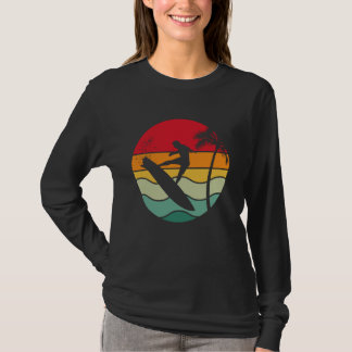 Surfen Surfplank Vintage Retro Surfboarder Surfer T-shirt