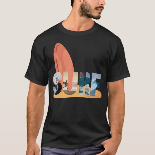 Surfen T-shirt (Voorkant)