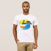 Surfen T-shirt (Voorkant volledig)