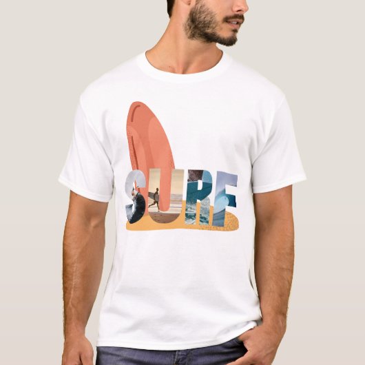 Surfen T-shirt (Voorkant)