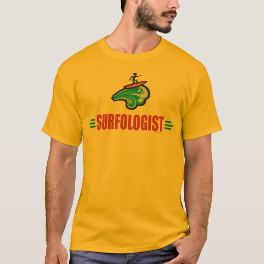 Surfen T-shirt (Voorkant)