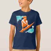 Surfen T-shirt (Voorkant)