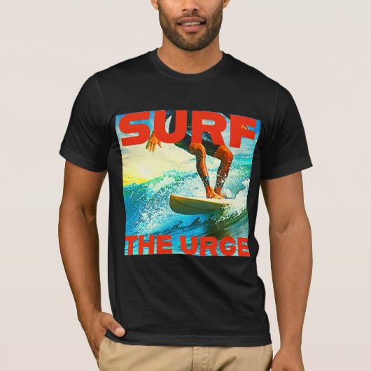 Surfen T-shirt (Voorkant)