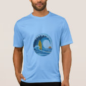 Surfen T-shirt (Voorkant)