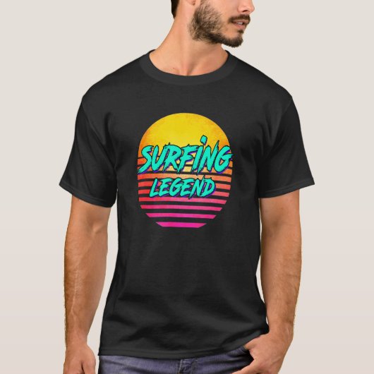 Surfen T-shirt (Voorkant)