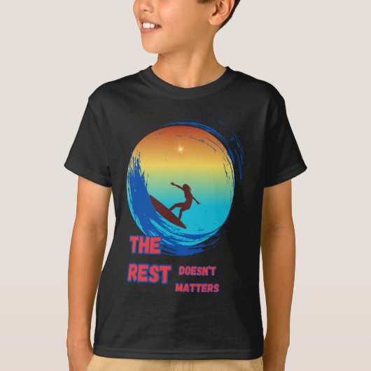 Surfen T-shirt (Voorkant)