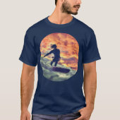 Surfen T-shirt (Voorkant)