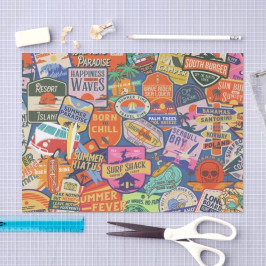 Surfen Tissuepapier (Craft)