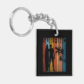 SURFEN TROPISCHE ZOMER SLEUTELHANGER (Voorkant Links)