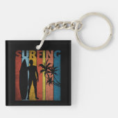 SURFEN TROPISCHE ZOMER SLEUTELHANGER (Achterkant)