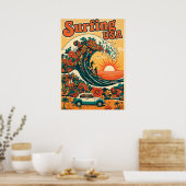 Surfen USA V10 Poster (Keuken)