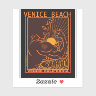 SURFEN VENETIË STRAND CALIFORNIË STICKER