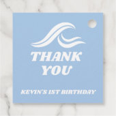 Surfen verjaardag, de grote bedankjes labels (Achterkant)