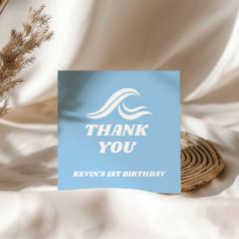 Surfen verjaardag, de grote bedankjes labels