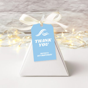 Surfen verjaardag, de grote cadeaulabel