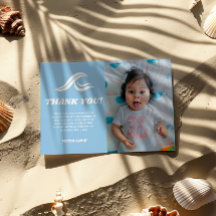 Surfen verjaardag, de grote foto dank u kaart