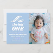 Surfen verjaardag, de grote foto kaart (Voorkant)