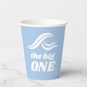 Surfen verjaardag, de grote papieren bekers