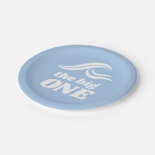 Surfen verjaardag, de grote papieren bordje (Gekanteld)