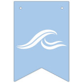 Surfen verjaardag, de grote vlaggetjes (Eerste vlag)