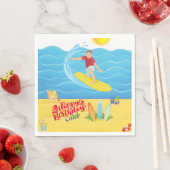 Surfen Verjaardag  Servet (Insitu)