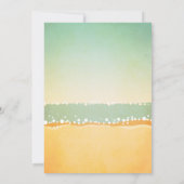 Surfen Verjaardagsuitnodiging Surf Up Beach Girl Kaart (Achterkant)