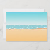 Surfen Verjaardagsuitnodiging Surf Up Beach Girl Kaart (Achterkant)