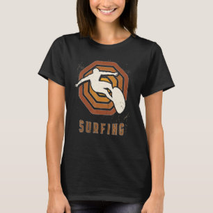 Surfen Vintage Retro Klassieke Sport Liefde T-shirt
