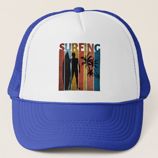 SURFEN VINTAGE TRUCKER PET (Voorkant)