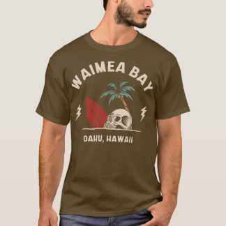 Surfen Waimea Bay Oahu Hawaii Retro Surf T-shirt