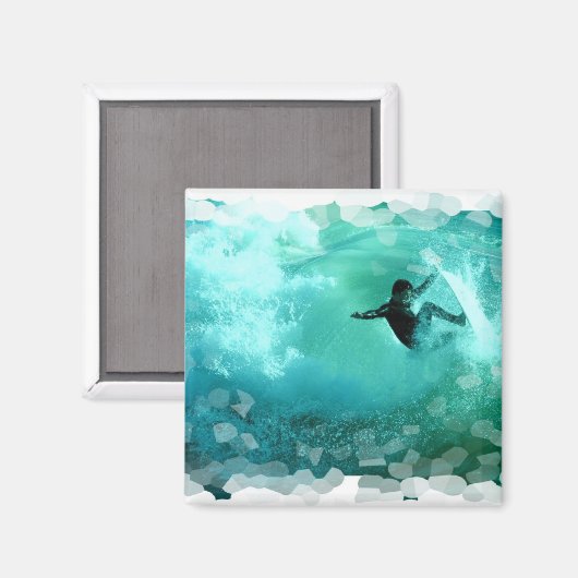 Surfen Wipeout Magnet (Voorkant / Achterkant)