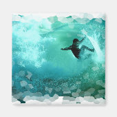 Surfen Wipeout Magnet (Voorkant)