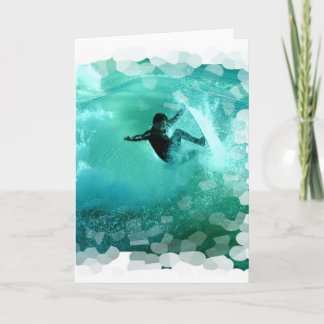 Surfen Wipeout Wenskaart Kaart