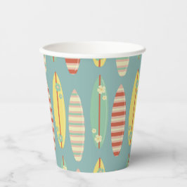 Surfen Zomer Retro Surfplanken Zomer Papieren Bekers
