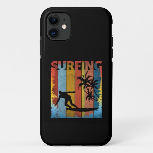 SURFEN ZOMER STRAND SURFER Case-Mate iPhone CASE (Achterkant)