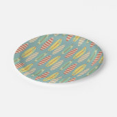 Surfen Zomer Surf Boards Zomerverjaardag Papieren Bordje (Gekanteld)