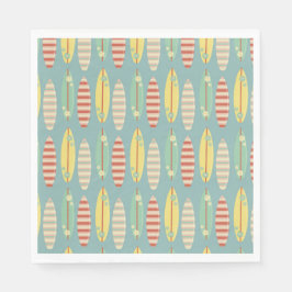 Surfen Zomer Surf Boards Zomerverjaardag Servet