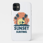Surfen - Zonsondergang Surfen Case-Mate iPhone Case (Achterkant)