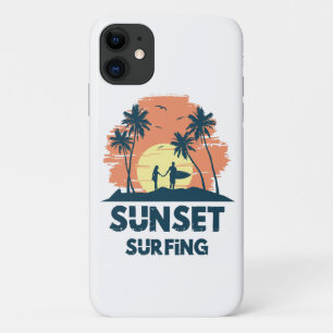Surfen - Zonsondergang Surfen Case-Mate iPhone Case
