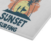 Surfen -Zonsondergang Surfen Snijplank (Hoek)