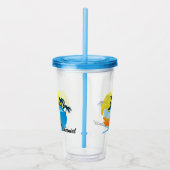 Surfende acryltumbler acryl drinkbeker (Rechts)